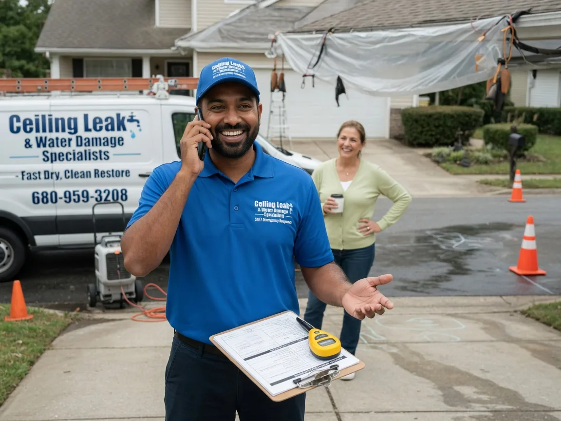 Ceiling Leak Cleanup Concord, NE FAQs